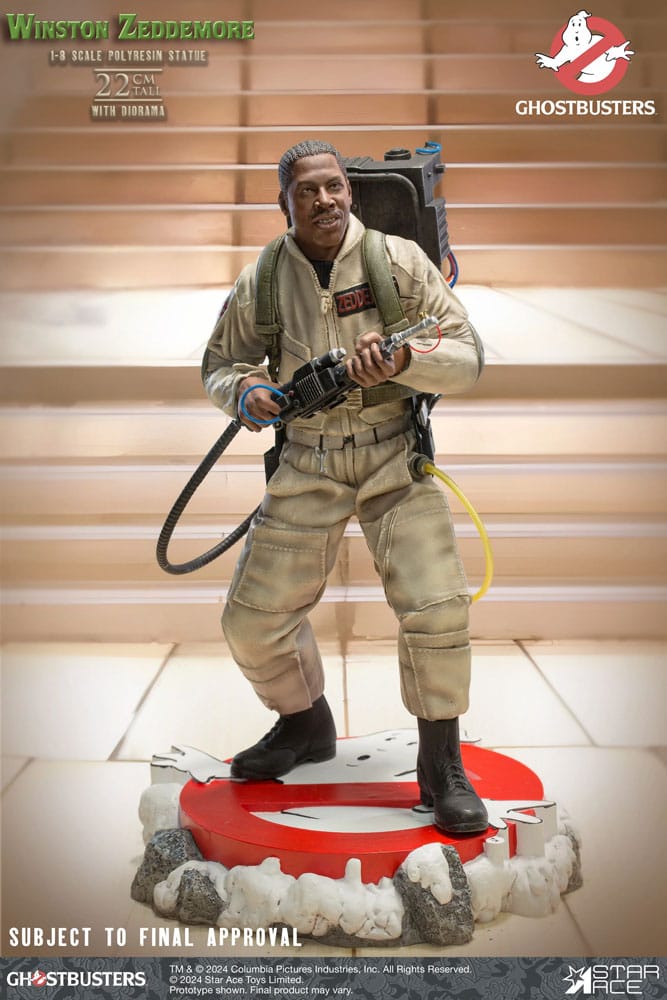Ghostbusters statuette  1/8 Winston Zeddemore 22 cm