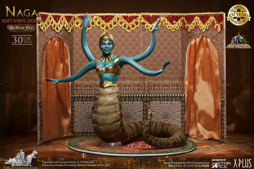 Le Septième Voyage de Sinbad statuette Soft Vinyl Ray Harryhausen's Naga (Snake Woman) Deluxe Version 31 cm