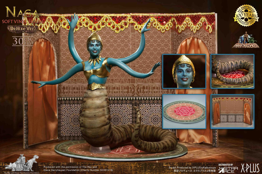 Le Septième Voyage de Sinbad statuette Soft Vinyl Ray Harryhausen's Naga (Snake Woman) Deluxe Version 31 cm