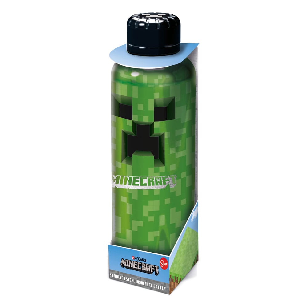 Minecraft Bouteille metal Creeper