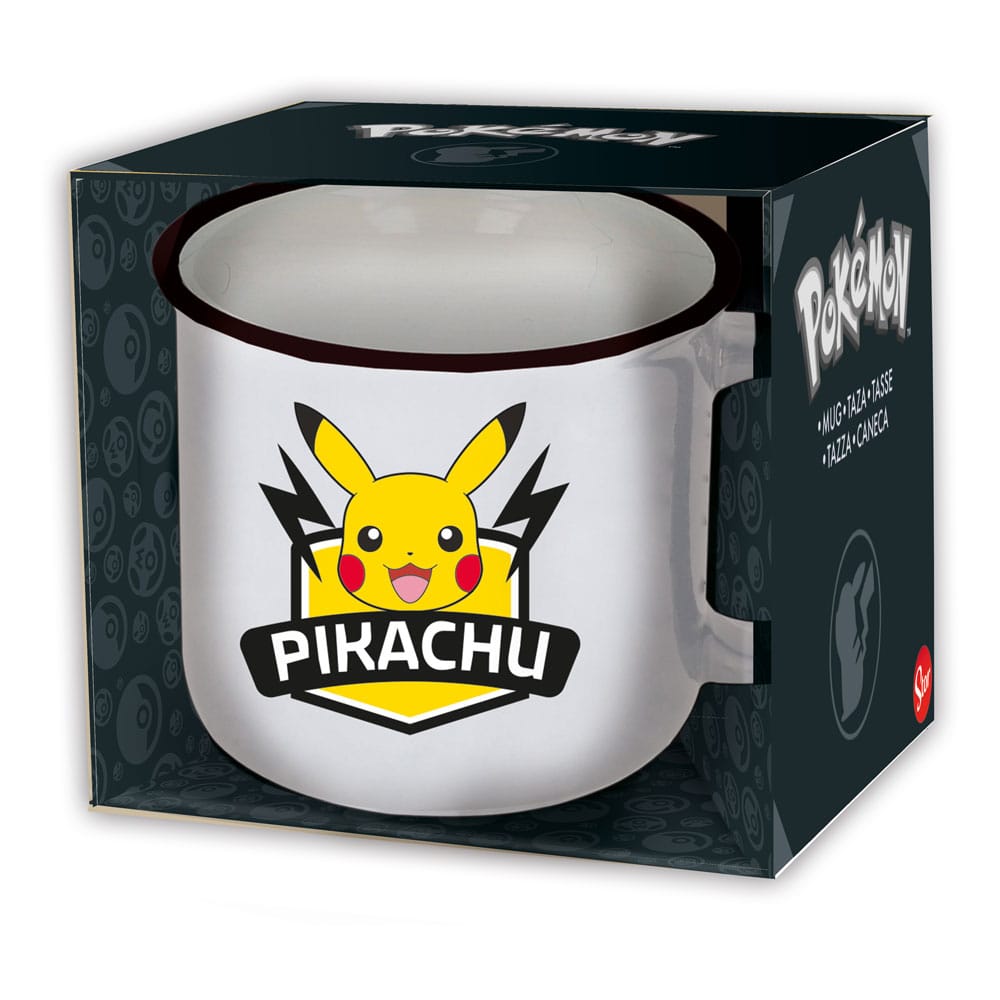 Stor Young Adult - Pokémon - Mug Breakfast Céramique en Boîte Cadeau - Pikachu - 400 ML