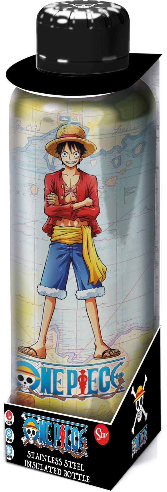 One Piece Bouteille metal Ruffy