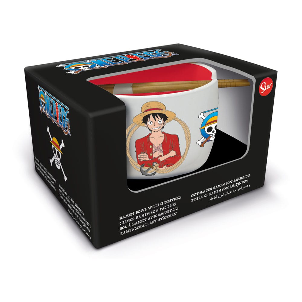 One Piece bol à ramen avec baguettes Classic