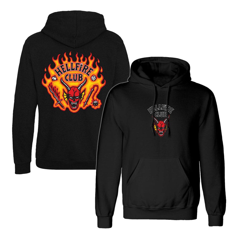 Stranger Things sweater à capuche Hellfire Club Flames (M)