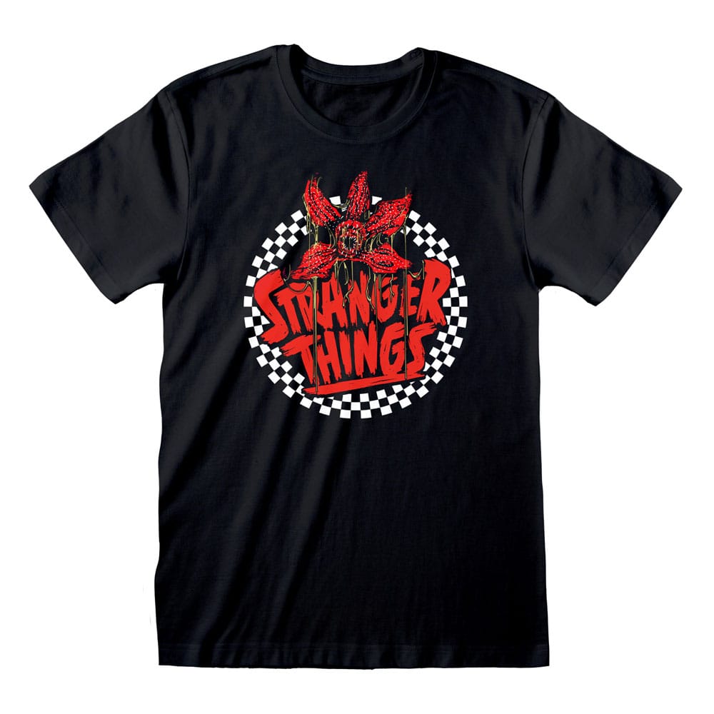 Stranger Things T-Shirt Checkered Circle (L)