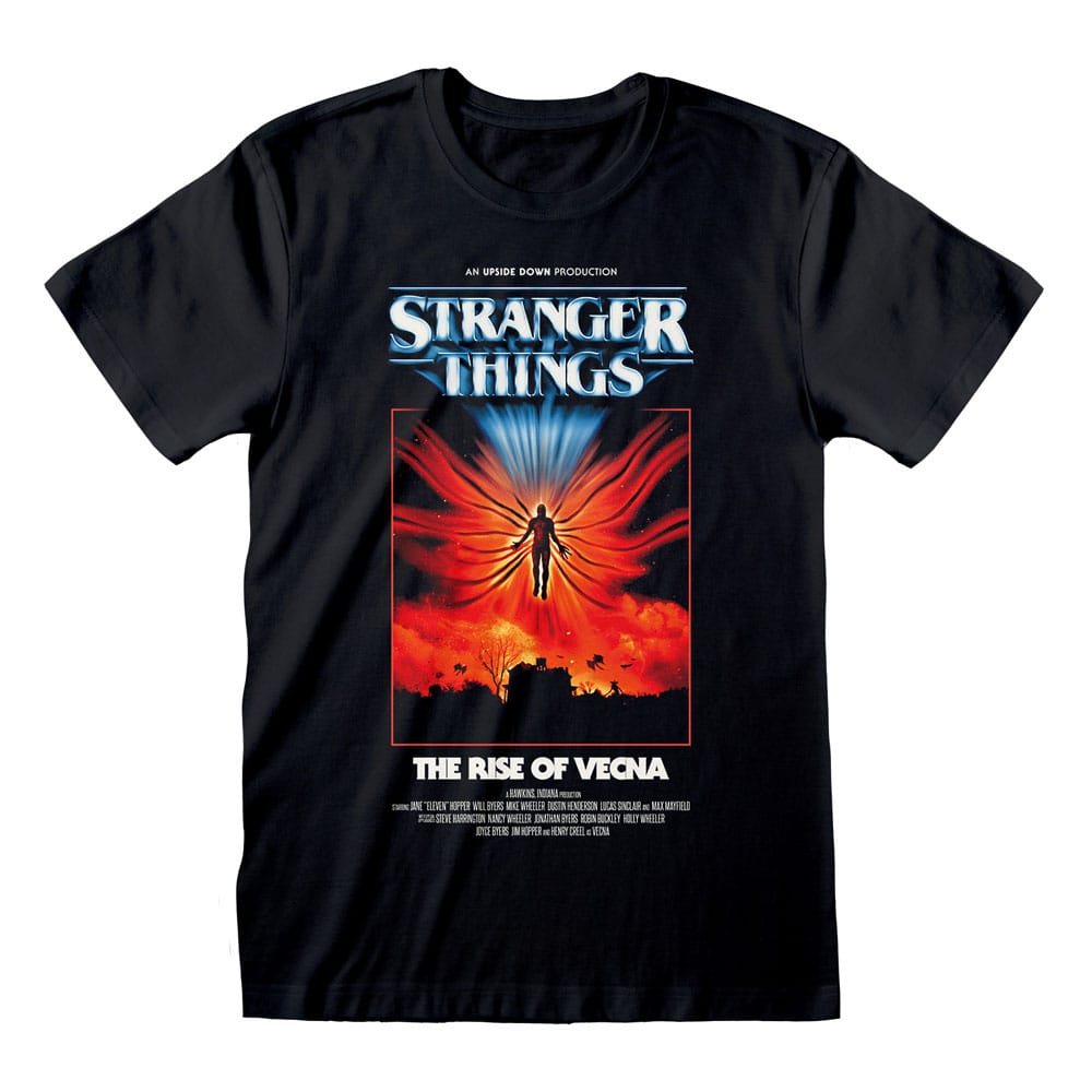 Stranger Things T-Shirt Rise Of Vecna Poster (M)