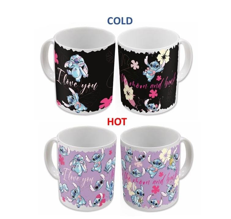 Lilo & Stitch mug effet thermique Stitch & Angel 325 ml