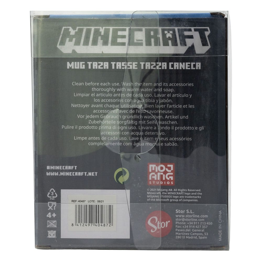 Minecraft mug 3D Creeper Face 445 ml