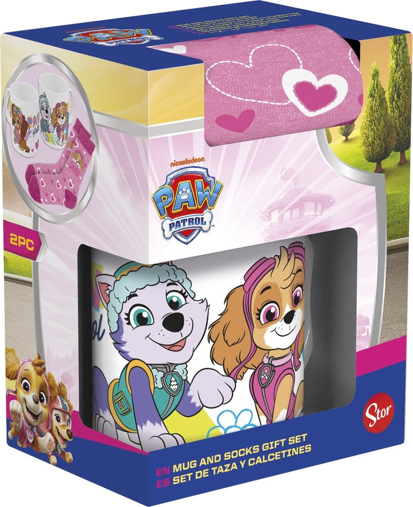 Paw Patrol set mug & chaussettes Girl Go Skye