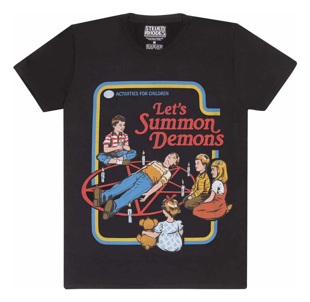 Steven Rhodes T-Shirt Lets Summon Demons Black (M)