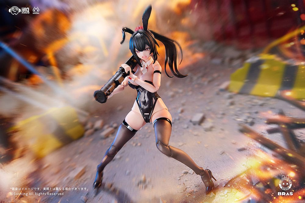 Bunny Rapid Action Squad figurine 1/12 Attacker Runa 16 cm