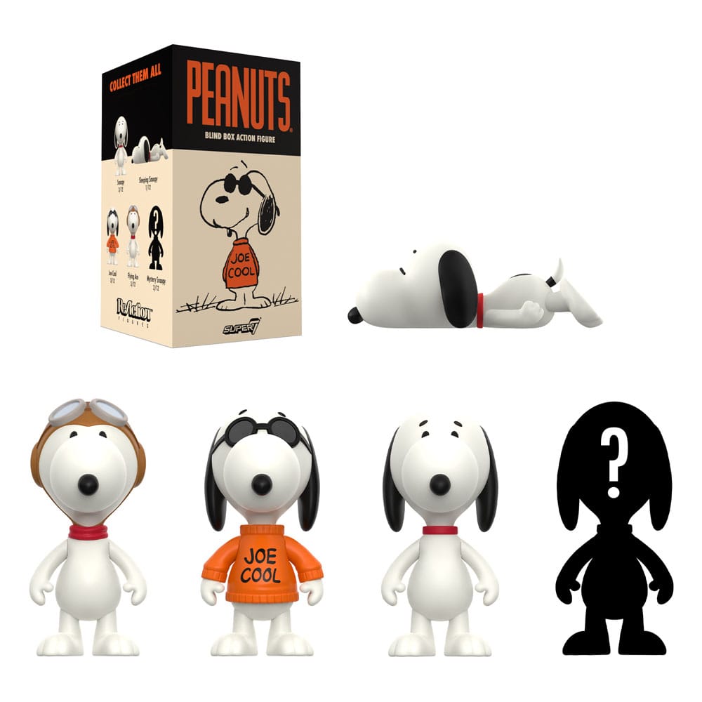 Peanuts présentoir boîte-mystère figurines ReAction Wave 06 So Many Snoopies! 10 cm (12)