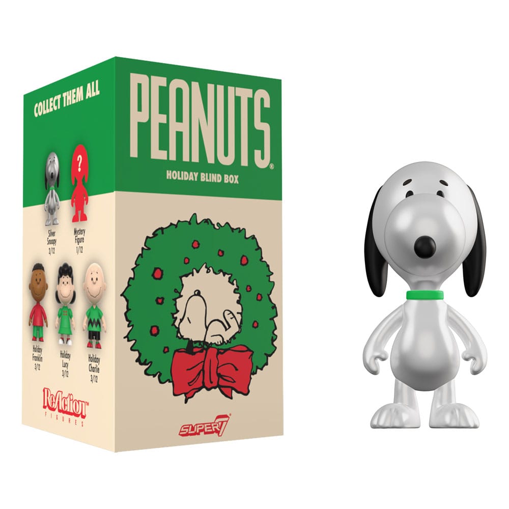 Peanuts présentoir boîte-mystère figurines ReAction Wave 08 Holiday 10 cm (12)