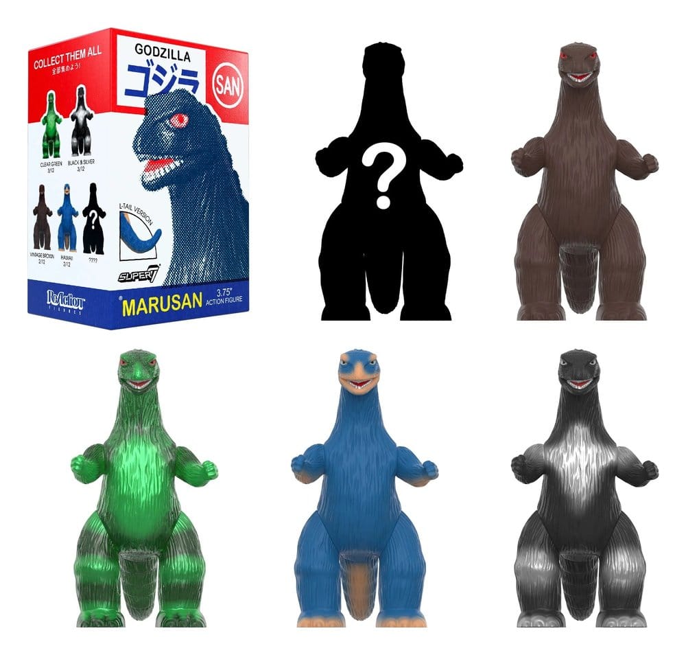 Godzilla Toho (Marusan) figurine Blind Box Wave 6 Display (12)