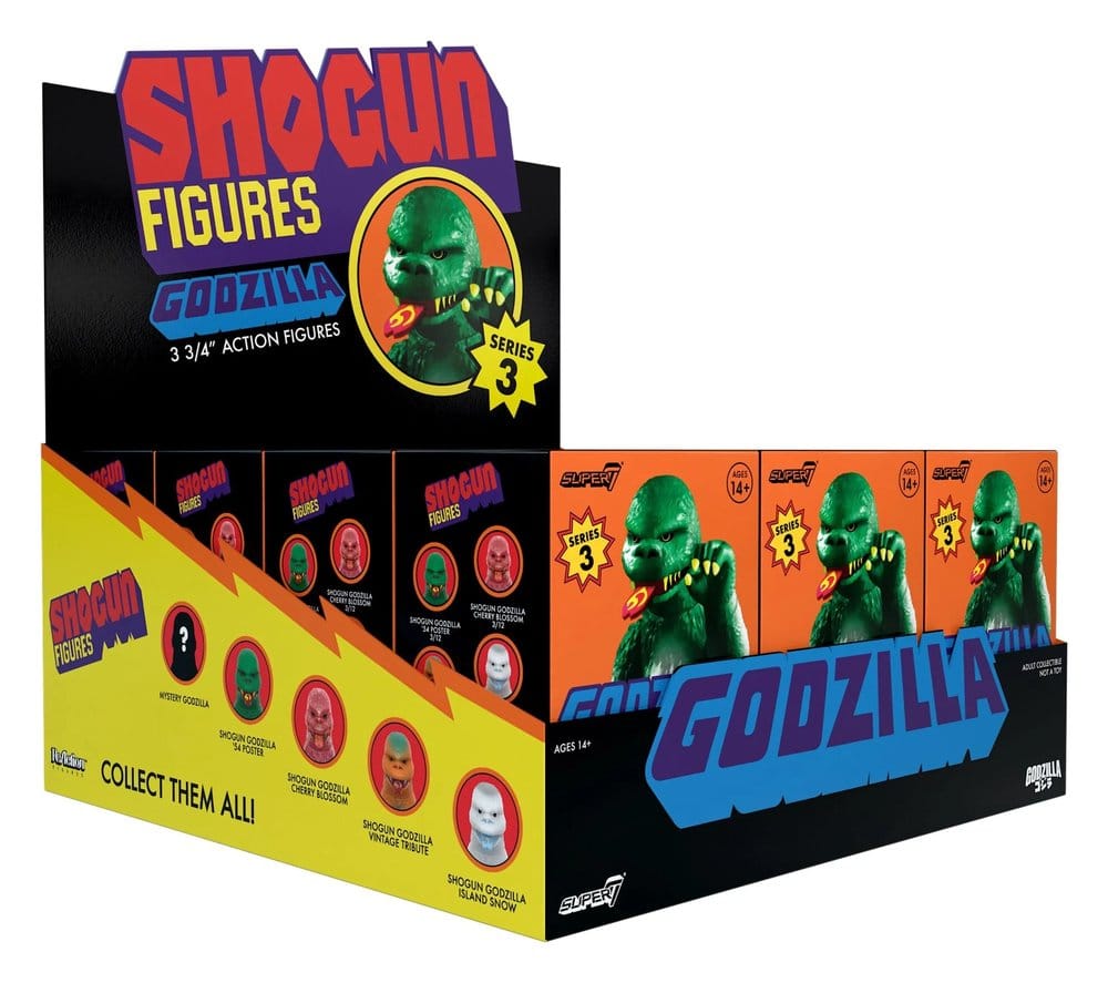 Godzilla Toho (Shogun V3) figurine Blind Box Wave 9 Display (12)