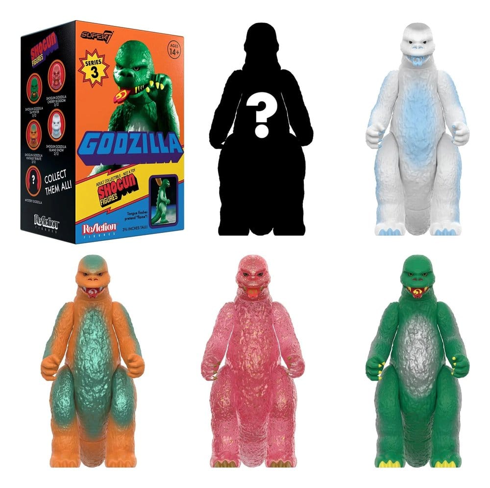 Godzilla Toho (Shogun V3) figurine Blind Box Wave 9 Display (12)