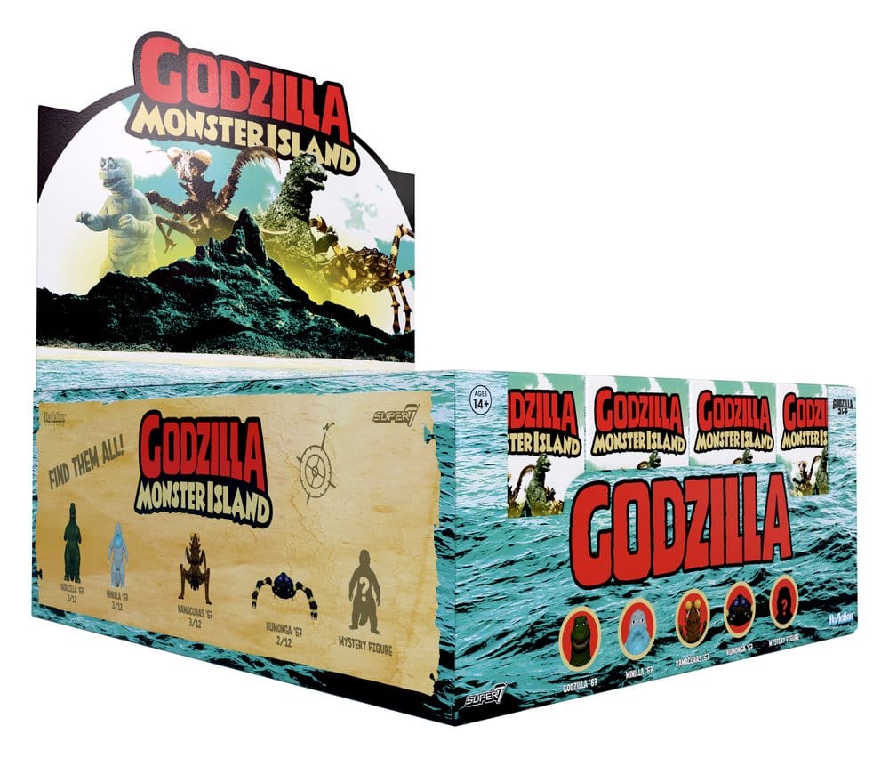 Godzilla Toho (Monster Island) figurine Wave 13 Blind Box Display (12)