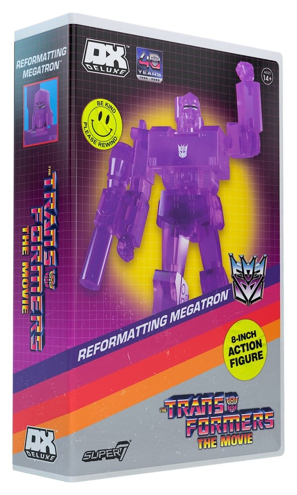 Transformers Deluxe figurine Wave 02 Reformatting Megatron (VHS, The Movie)
