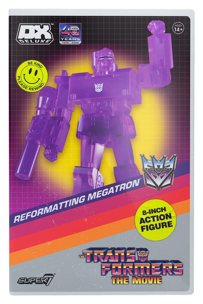 Transformers Deluxe figurine Wave 02 Reformatting Megatron (VHS, The Movie)