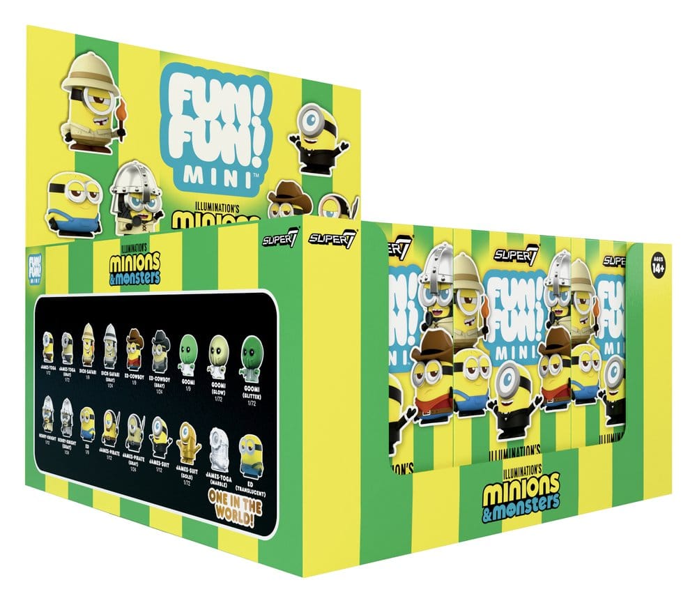 Minions Fun! Fun! figurines mini Wave 01 Minions & Monsters Blind Box Display (9)