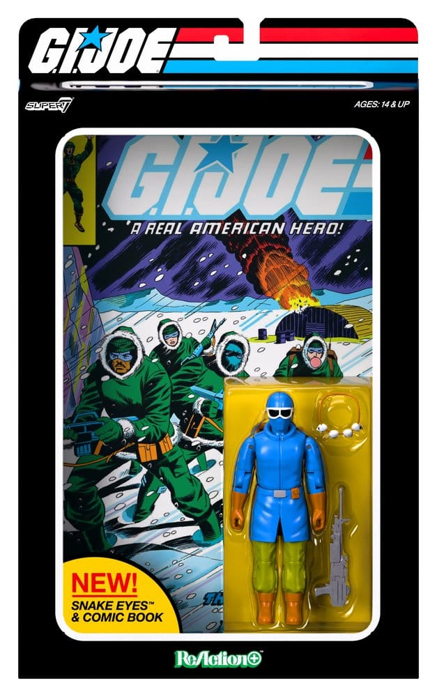 G.I. Joe ReAction+ figurine Snake Eyes (Skybound Comic Box Series, Issue #2)