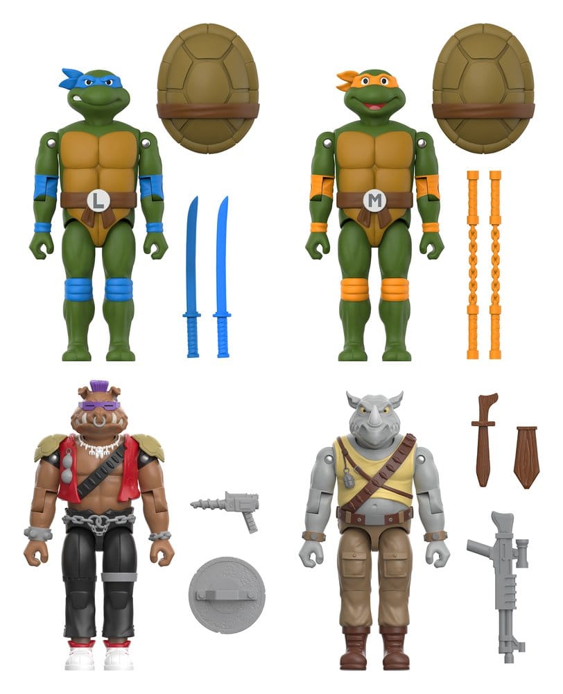 Teenage Mutant Ninja Turtles ReAction+ figurine Wave 02 Leonardo