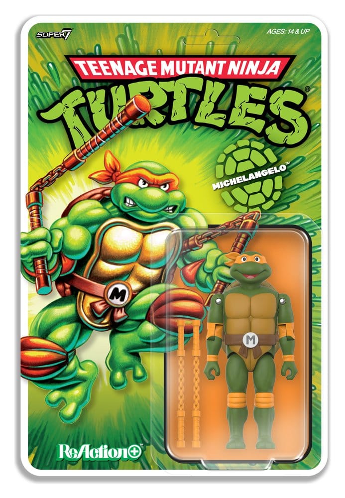 Teenage Mutant Ninja Turtles ReAction+ figurine Wave 02 Michelangelo