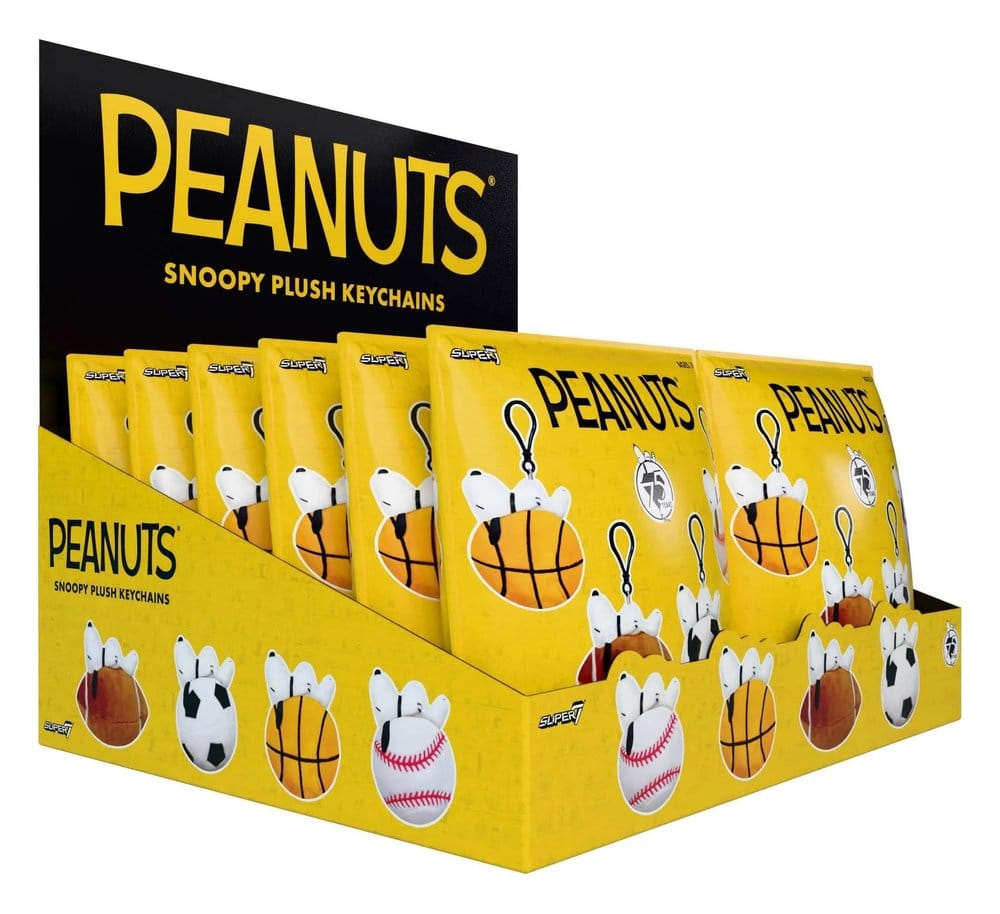 Peanuts Super Duper Porte-clés en peluche Blind Bags Wave 1A Display (12)