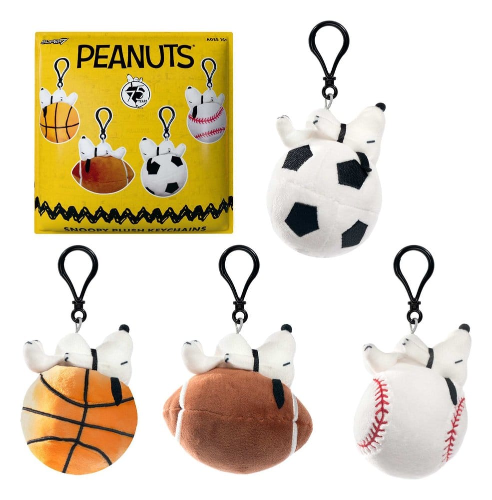 Peanuts Super Duper Porte-clés en peluche Blind Bags Wave 1A Display (12)