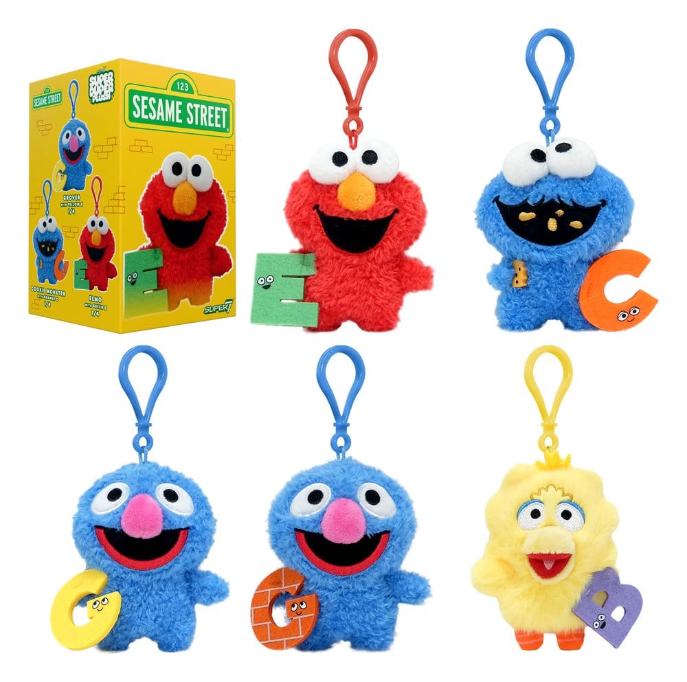 Sesame Street Super Duper peluches Wave 01 Blind Box Display (12)