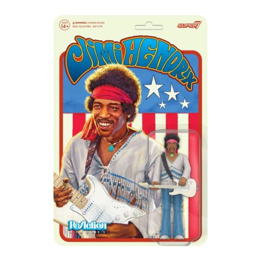 Jimi Hendrix figurine ReAction Jimi Hendrix (Festival) 10 cm