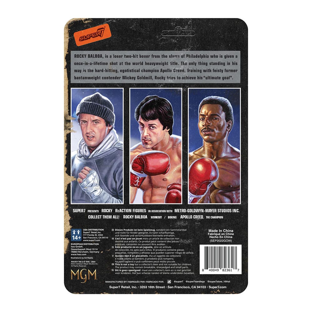 Rocky ReAction figurine  Apollo Creed 10 cm