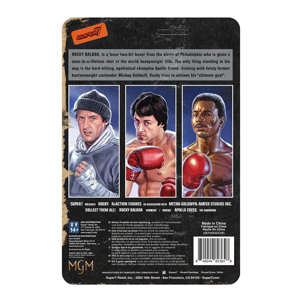 Rocky ReAction figurine  Rocky Balbloa Workout 10 cm