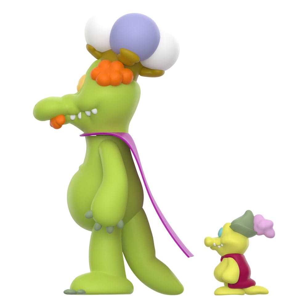 1, Rue Sésame figurine ReAction Wave 04 Alligator King & 7th Son 10 cm