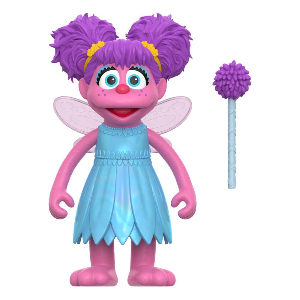 1, Rue Sésame figurine ReAction Wave 05 Abby Cadabby 10 cm
