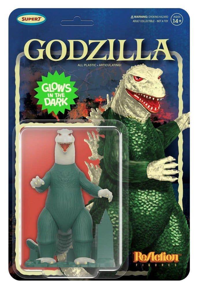 Godzilla Toho Figurine ReAction Godzilla Model Kit (Glow) 10 cm