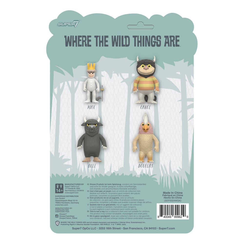Where The Wild Things Are figurine ReAction Wave 01 Douglas (Monster) 10 cm