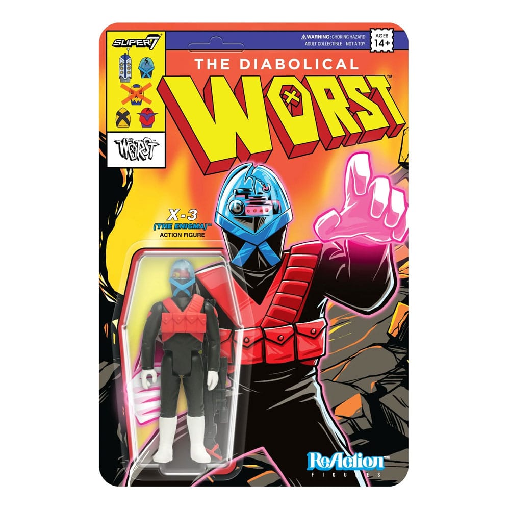 The Worst figurine ReAction Wave 05 Mutant Team X3 The Enigma 10 cm