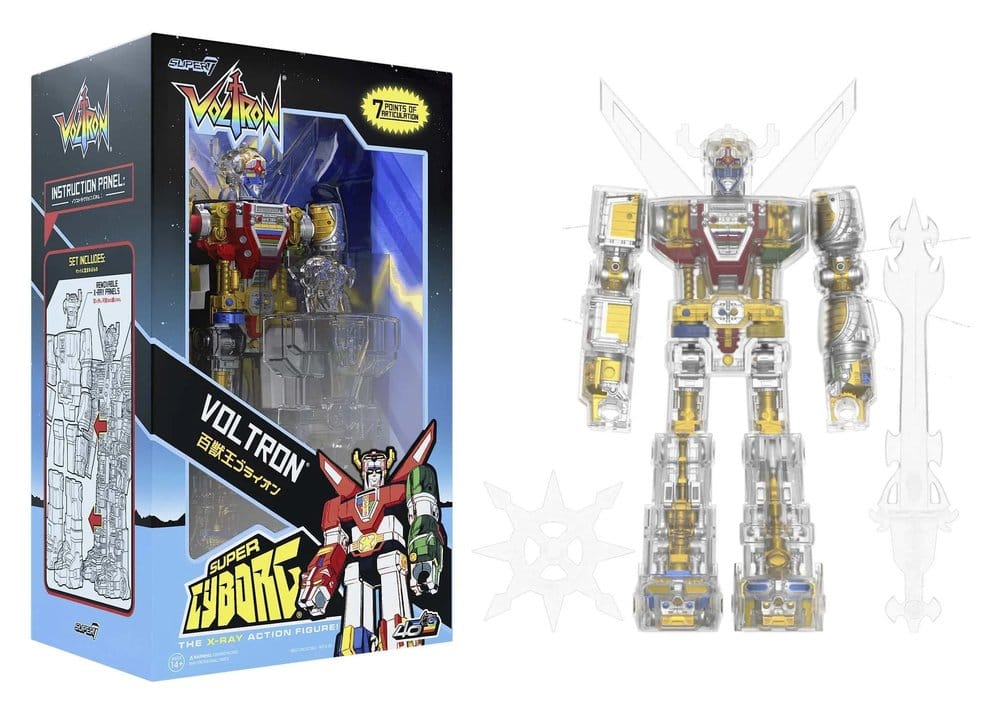 Voltron Super Cyborg Figurine Voltron (Clear) 35 cm
