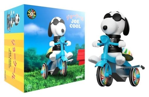 Peanuts Super Cycles Véhicule Joe Cool (Black w/ Blue Trike)