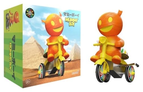 Super7 Super Cycles Véhicule Mummy Boy (Orange w/ Yellow Trike)