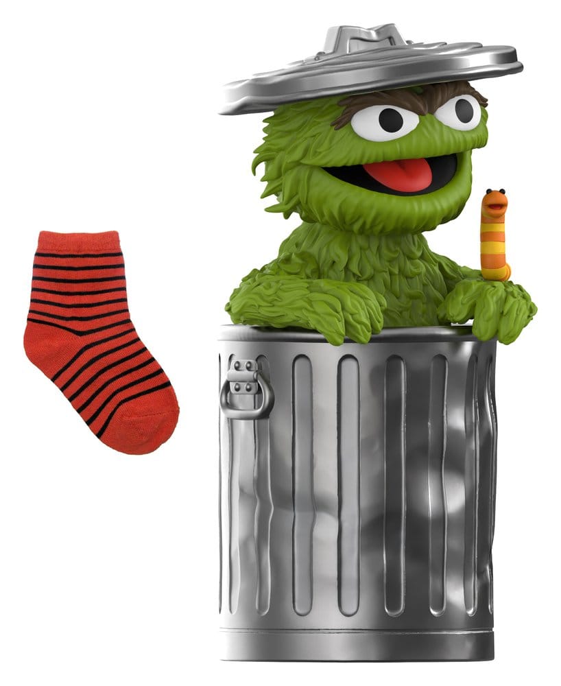 Sesame Street SuperSize Figurine en vinyle Oscar The Grouch