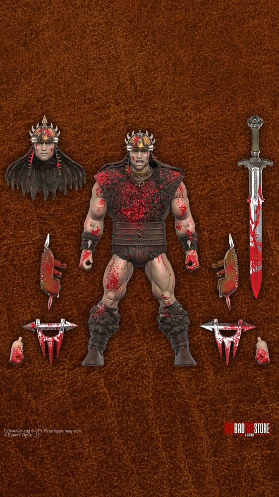 Conan le Barbare figurine Ultimates Conan Blood Soaked Pit Fighter 18 cm