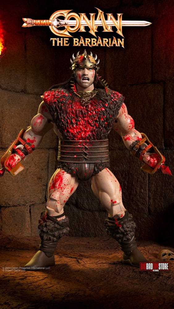 Conan le Barbare figurine Ultimates Conan Blood Soaked Pit Fighter 18 cm