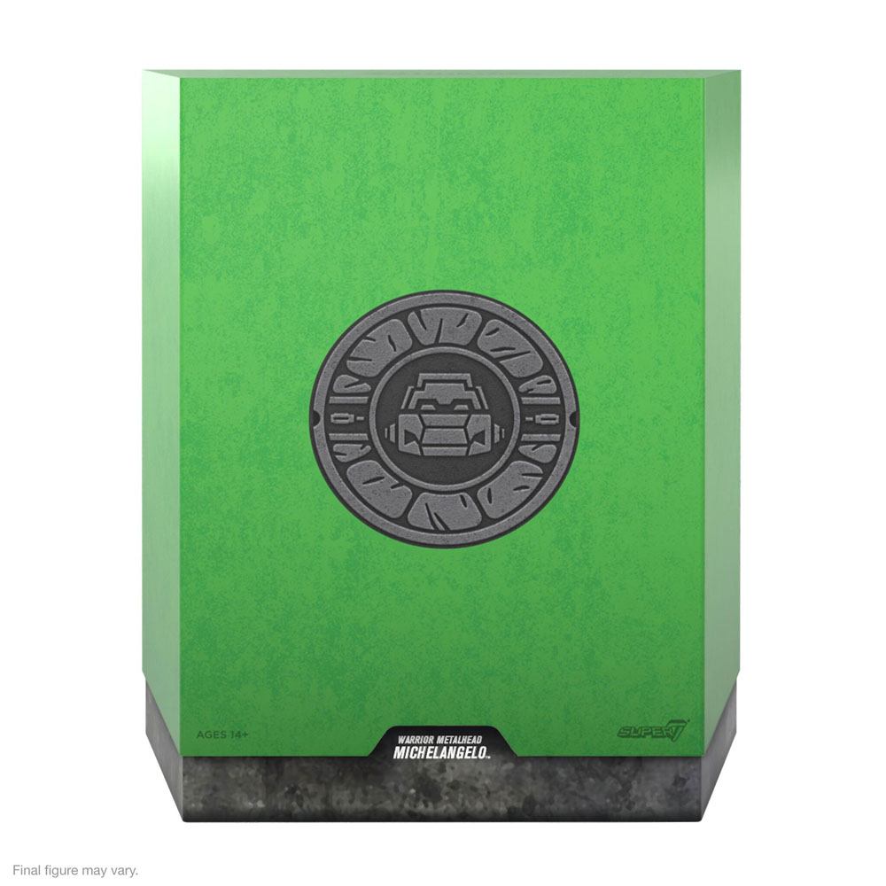 Les Tortues ninja figurine Ultimates Warrior Metalhead Michelangelo 18 cm