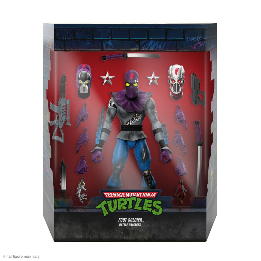 Teenage Mutant Ninja Turtles figurine Ultimates Foot Soldier (Battle  Damaged) 18 cm