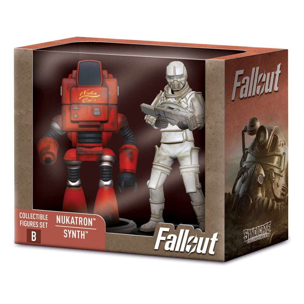 Fallout pack 2 figurines Set B Nukatron & Synth 7 cm