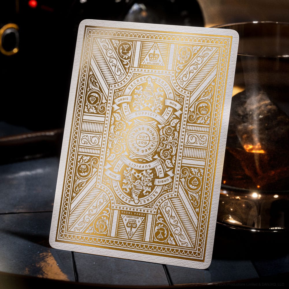 James Bond Box Set cartes à jouer James Bond Gold Edition