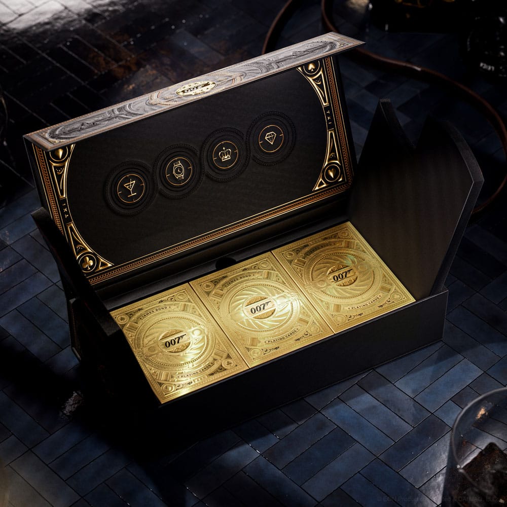 James Bond Box Set cartes à jouer James Bond Gold Edition