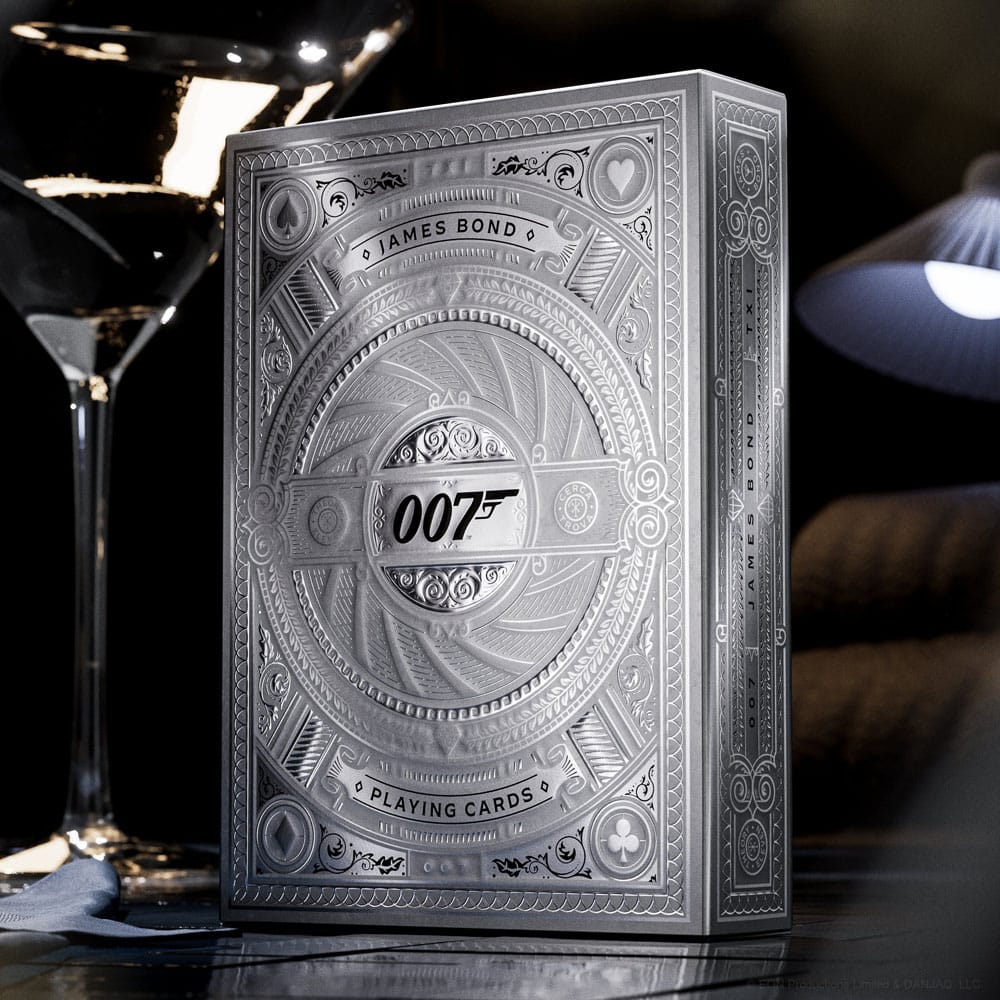 James Bond jeu de cartes à jouer Silver Edition